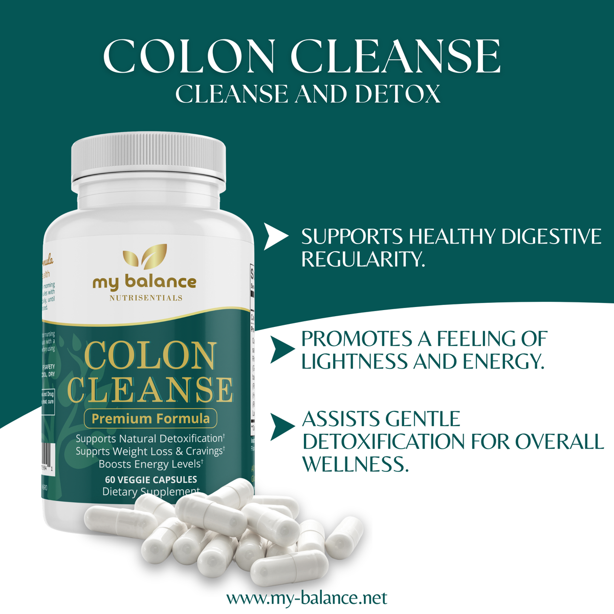 Colon Cleanse Supplement - Digestive Support - My Balance